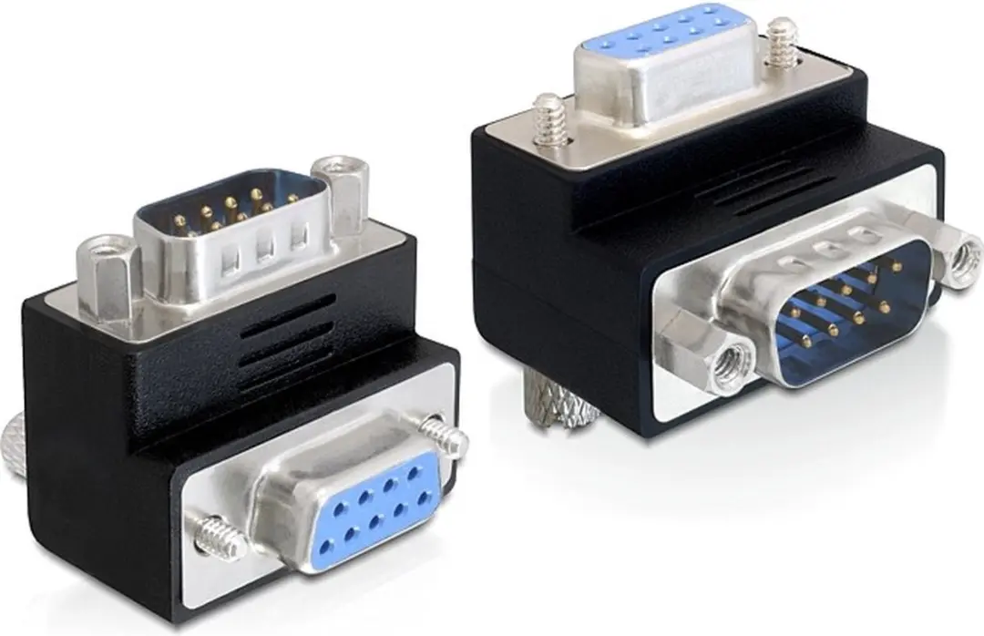 Delock RS232 Haakse Adapter 9-pin