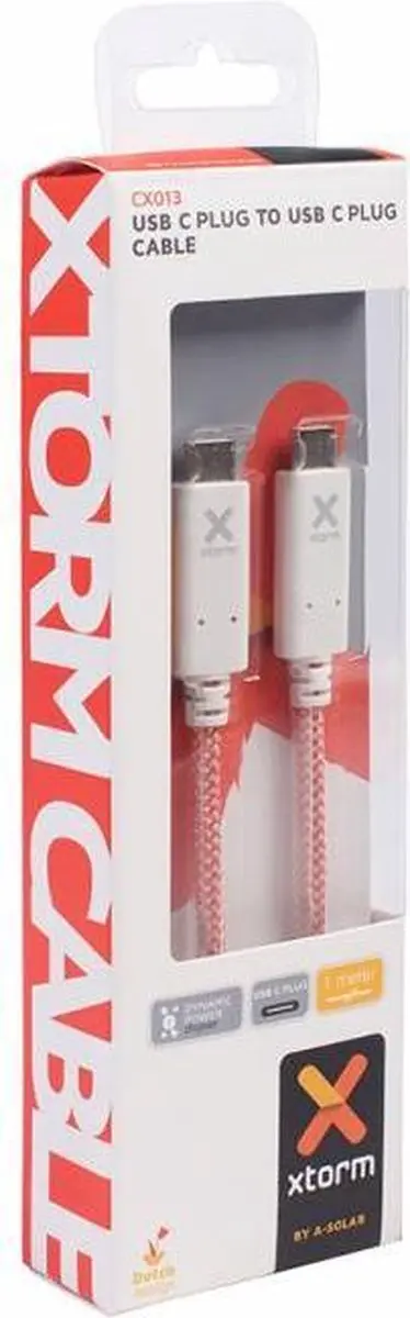 Xtorm USB-C Kabel - Rood - afbeelding 5 van 6