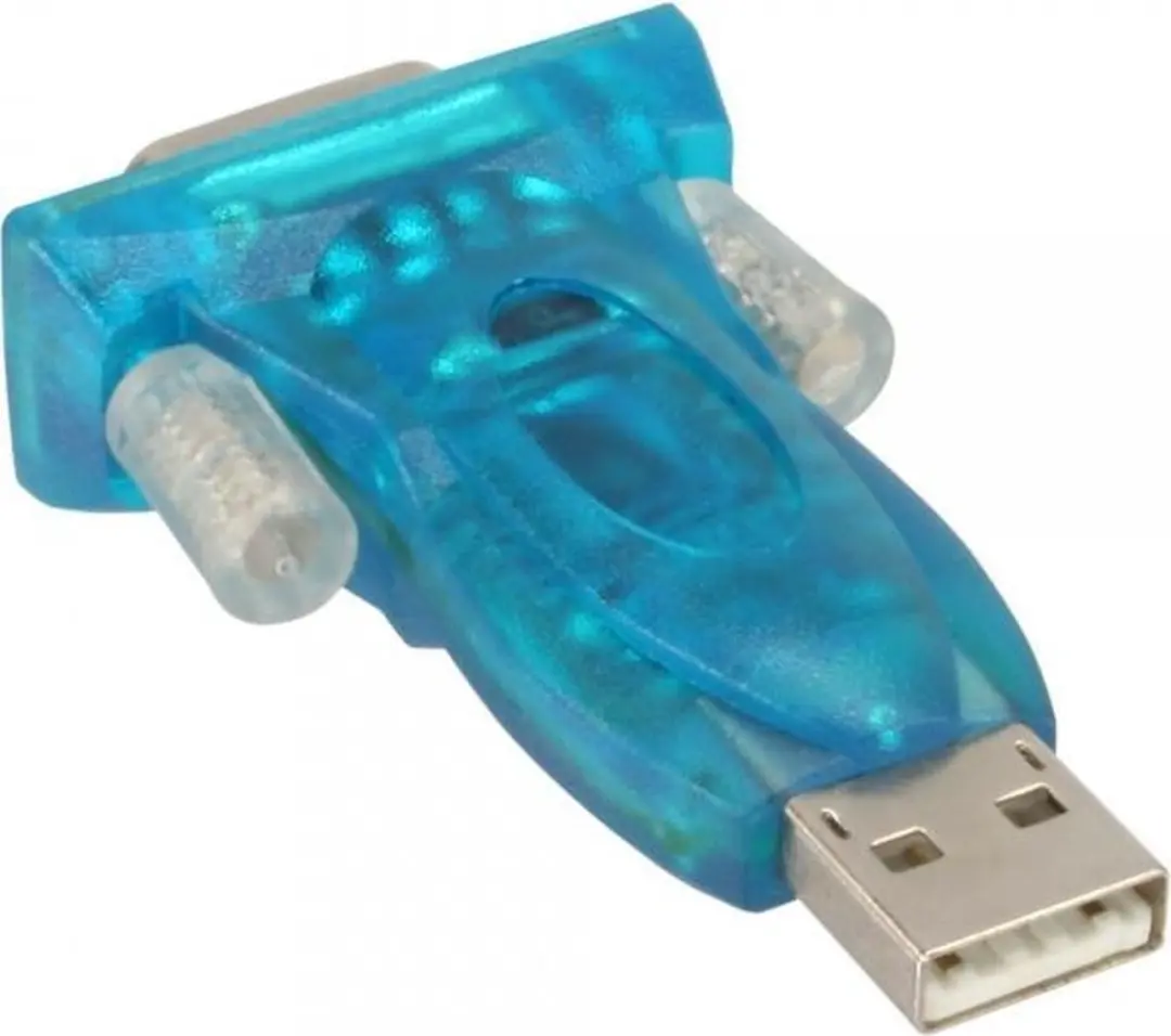 InLine USB-naar-serieel-adapter ST A naar 9-pin Sub D - Blauw
