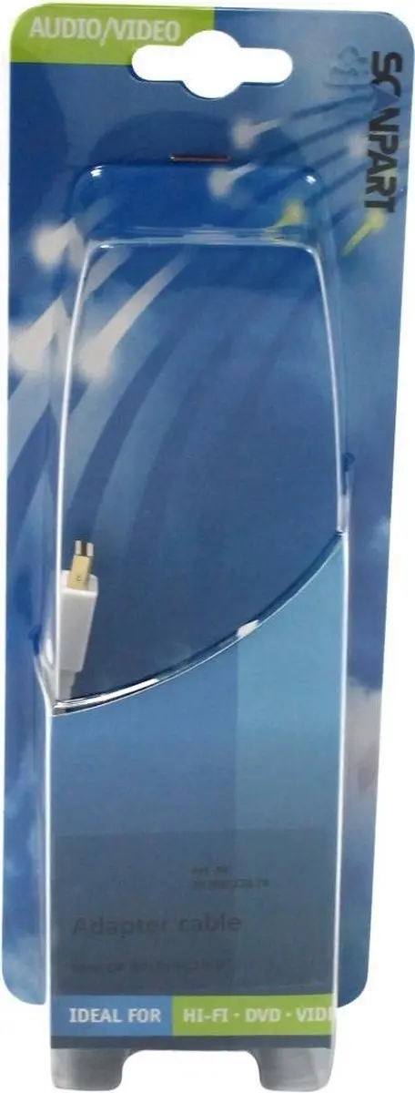 Scanpart Mini DisplayPort naar HDMI Adapterkabel 20cm - 4K Ultra HD - Wit