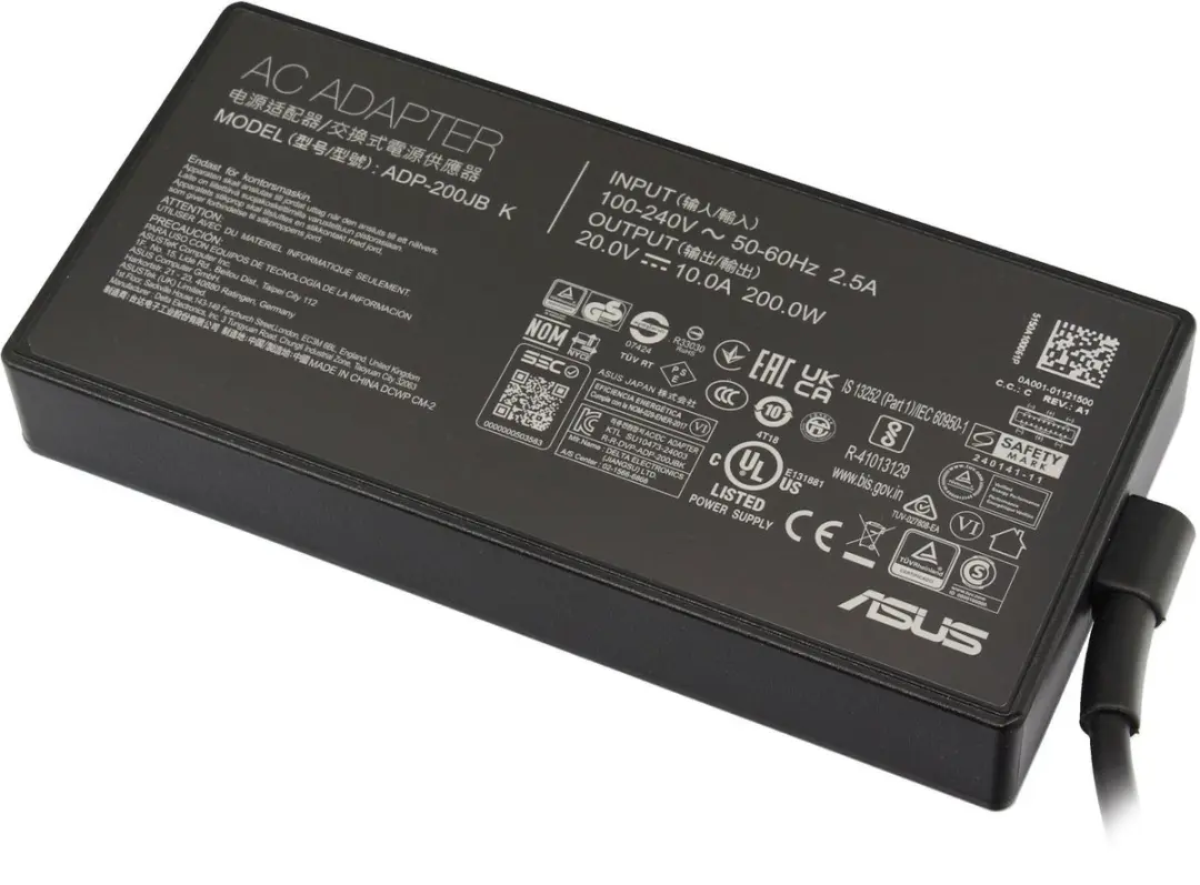 ASUS 0A001-01121200 Oplader 200W - Zwart