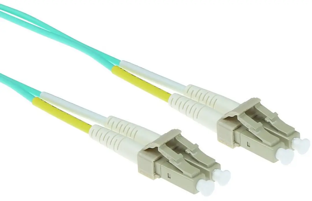 ACT 35m OM3 Glasvezel Patchkabel Duplex LC Aqua