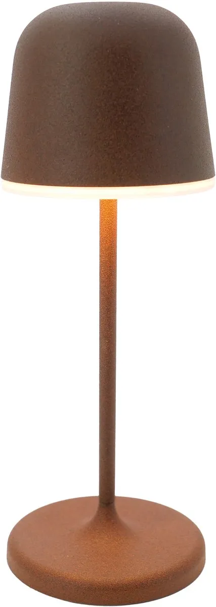 Eglo Mannera-S Tafellamp Roestbruin/Wit