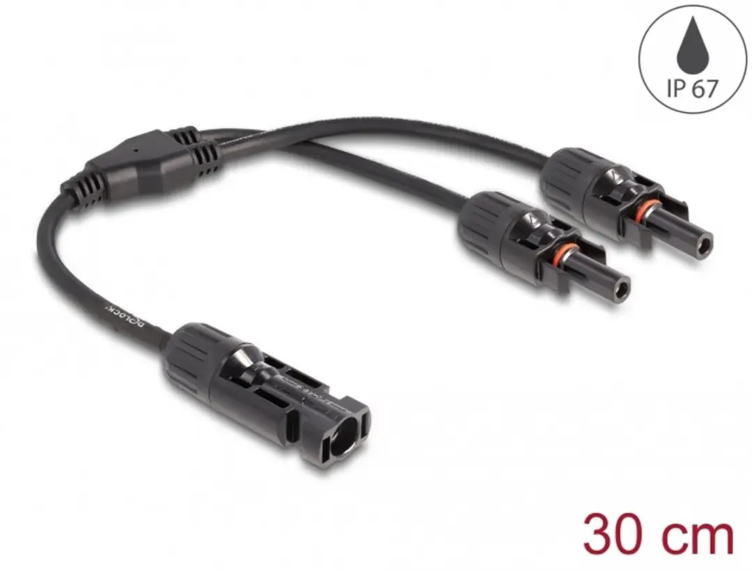 Delock DL4 Solar Splitterkabel 1xM naar 2xV