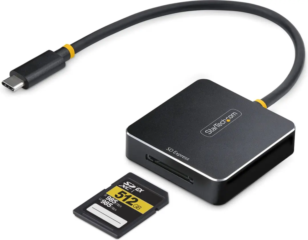 Kaartlezer Extern Startech 1B-USB-C-SDE-ADAPTER Zwart