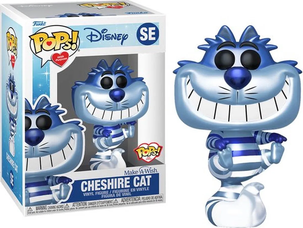 Funko Pop! Disney Make-A-Wish Cheshire Cat Metallic - afbeelding 6 van 6