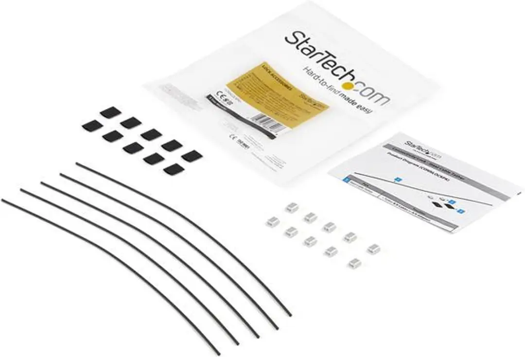 Startech Anti-diefstal Kabel met Lus - 5 Stuks - Staal - Zwart