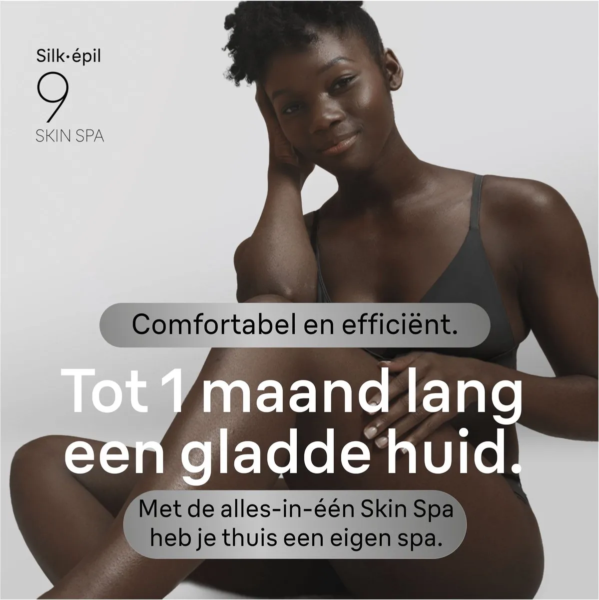 Braun Silk·épil 9 SkinSpa 9-080 Epilator - 5 Opzetstukken - Zilver - afbeelding 6 van 6