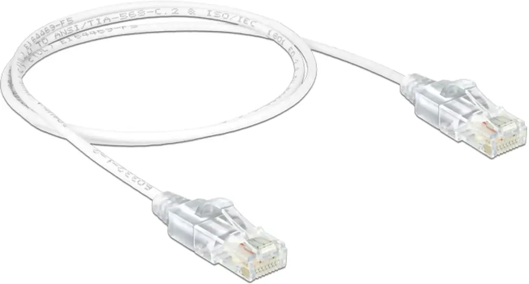 Delock UTP Netwerkkabel CAT6 Wit 1m