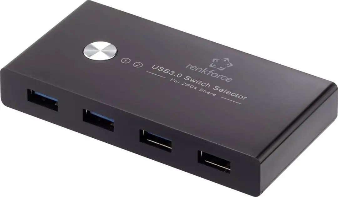 Renkforce RF-SHB-200 USB 3.2 Schakelaar 4 Poorten
