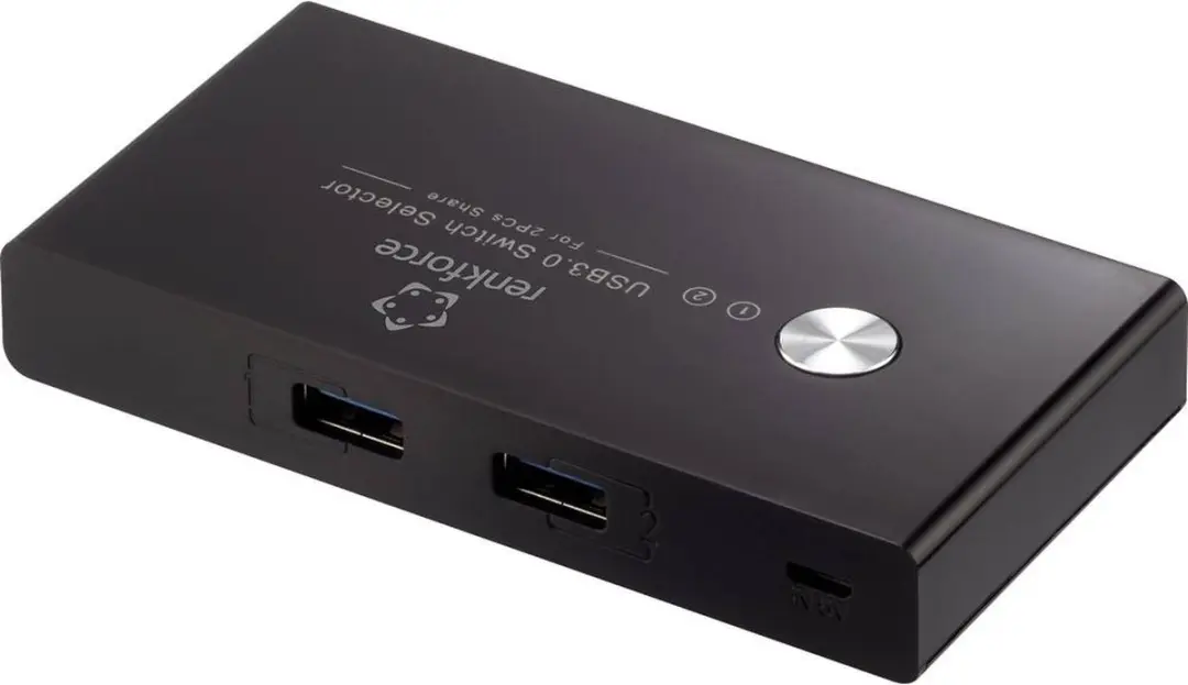 Renkforce RF-SHB-200 USB 3.2 Schakelaar 4 Poorten - Zwart
