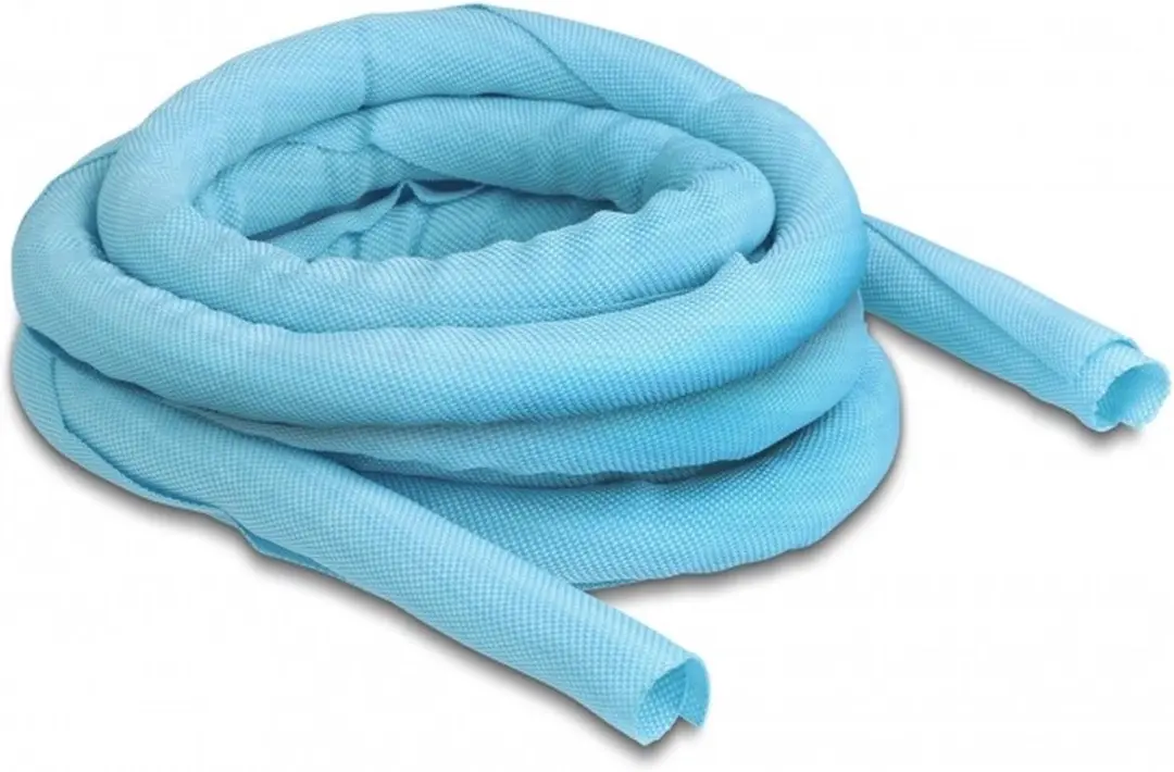 Delock Woven Sleeve 5m x 16mm - Blauw