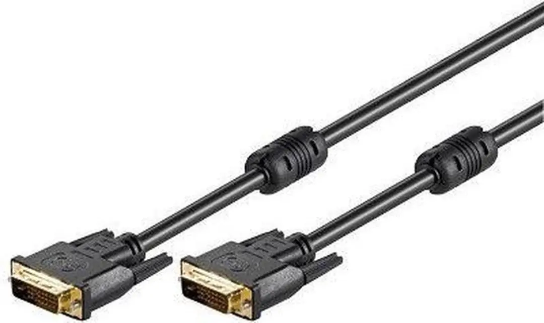 InLine DVI-D Kabel 24+1 Male/Male Dual Link 20m - Zwart