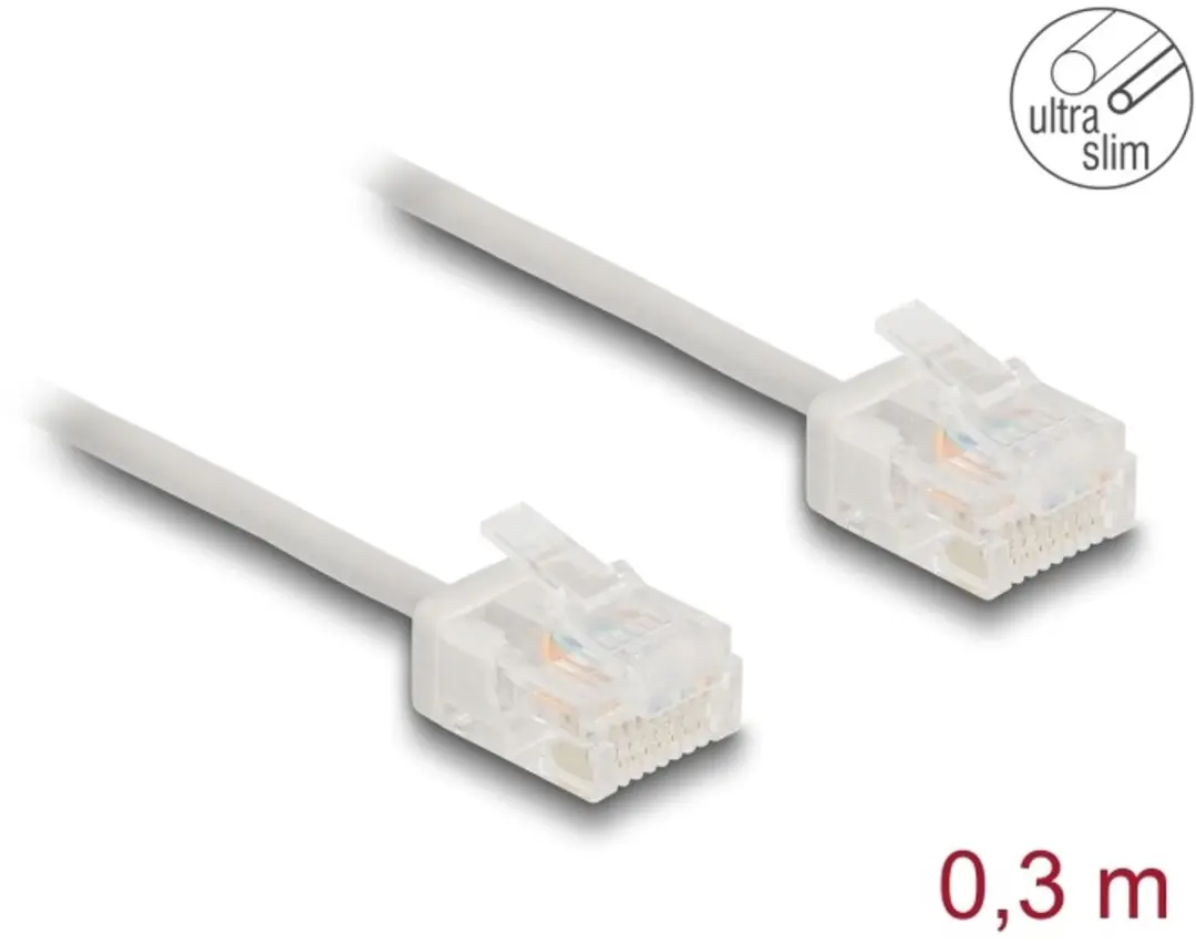 Delock RJ45 Cat.6 UTP Kabel 0,3m