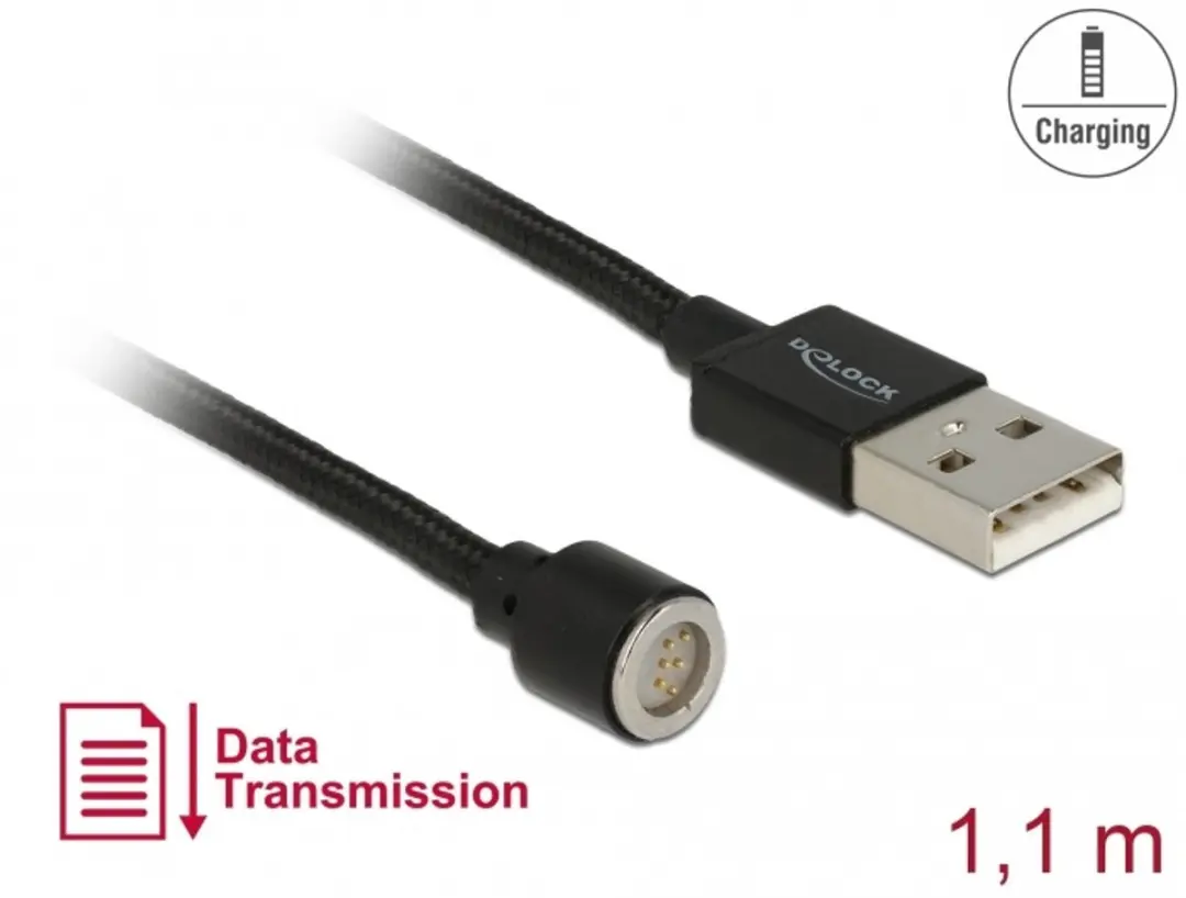 Delock USB A Mannelijk 1,1m Kabel
