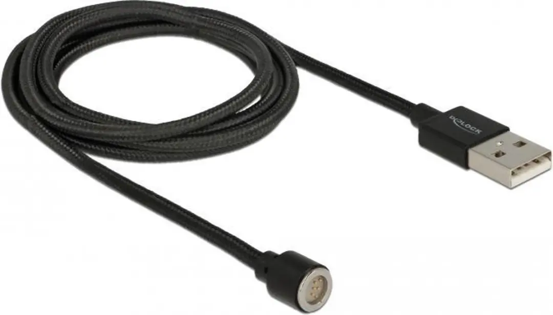 Delock USB A Mannelijk 1,1m Kabel - Zwart
