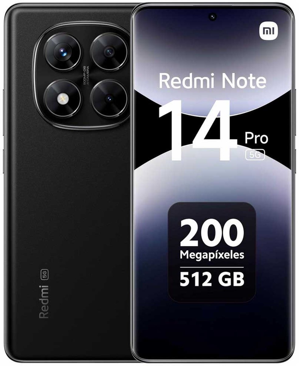 Xiaomi Redmi Note 14 Pro 5G - 512GB - Midnight Black