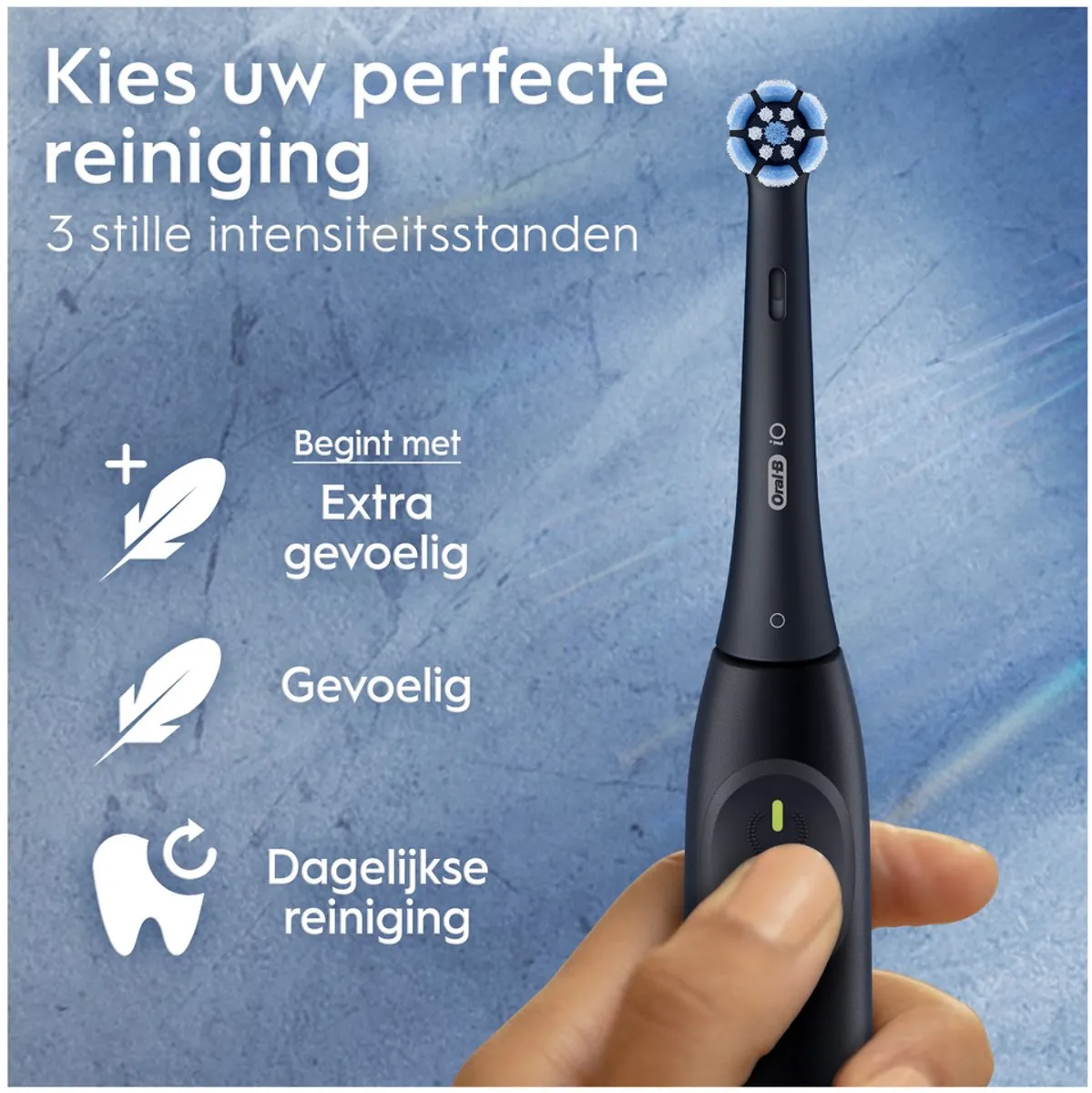 Oral-B iO 3 Elektrische Tandenborstel - Duo Zwart Roze - 2 Stuks