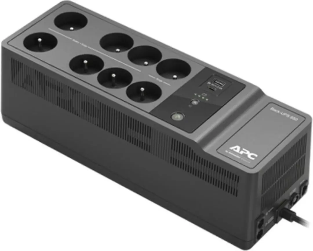APC Back-UPS BE850G2-FR Noodstroomvoeding 850VA - 8 Stopcontacten - Zwart