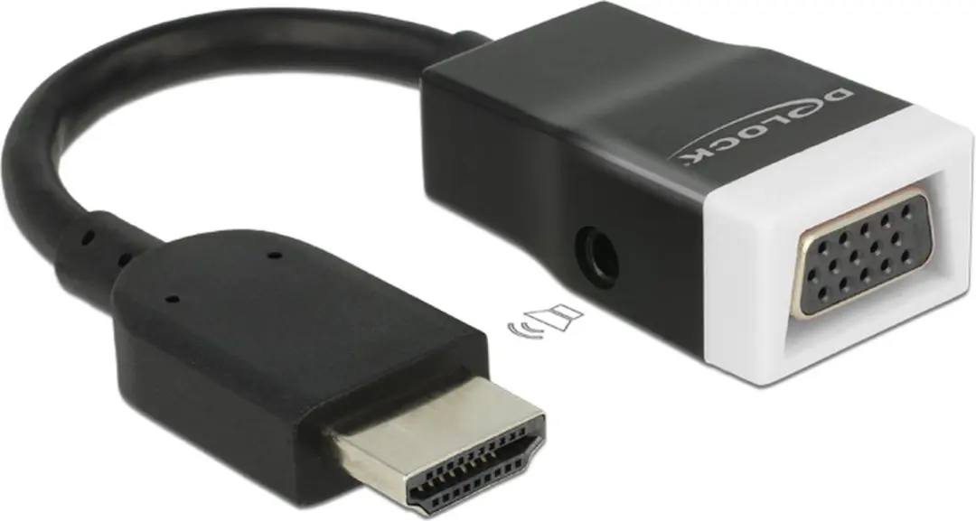 Delock HDMI naar VGA + 3,5mm Jack Adapter