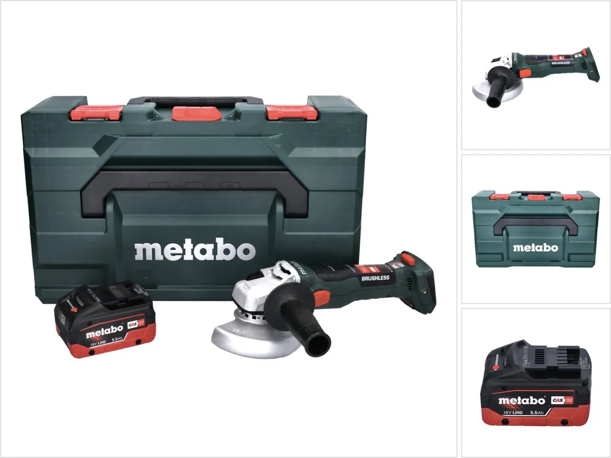 Metabo W 18 LT BL 11-125 Haakse Slijper 125mm