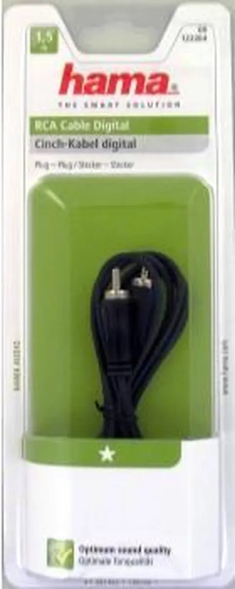 Hama Audiokabel Digital Cinch 1.5m - 122264