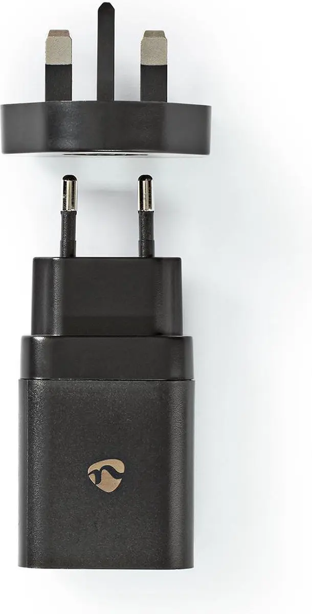 Nedis WCPD18WU102BK Oplader 18W USB-C - Zwart
