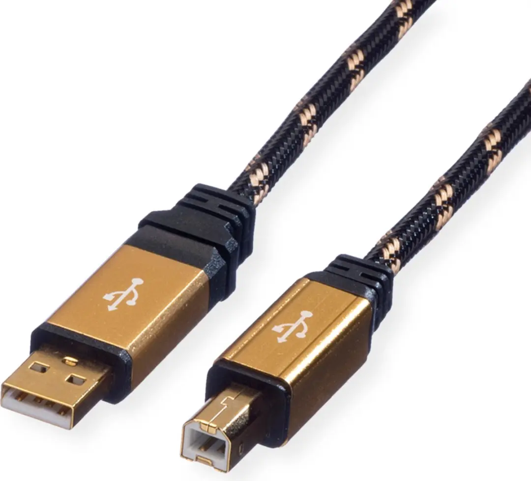 Roline GOLD USB 2.0 Kabel A-B 4,5m