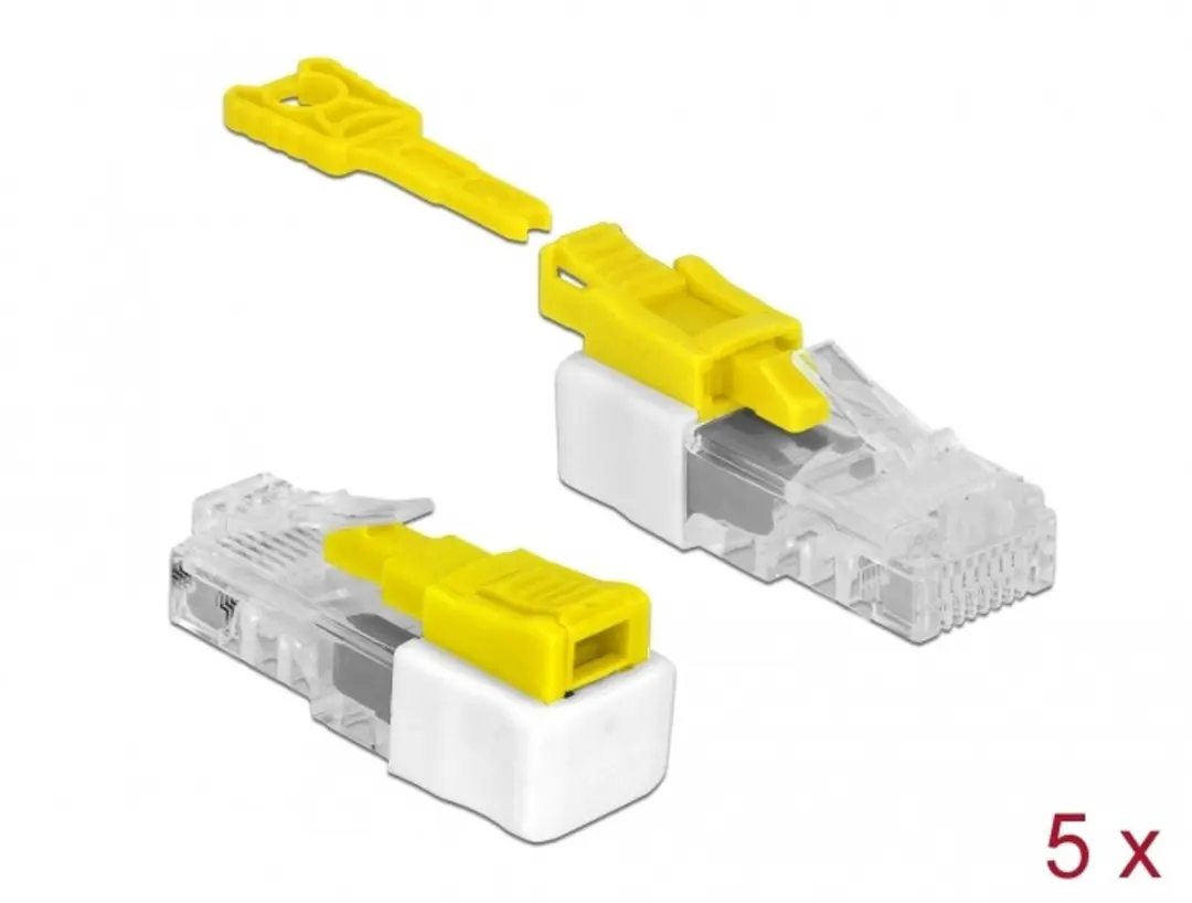 Delock RJ45 Poortblokker