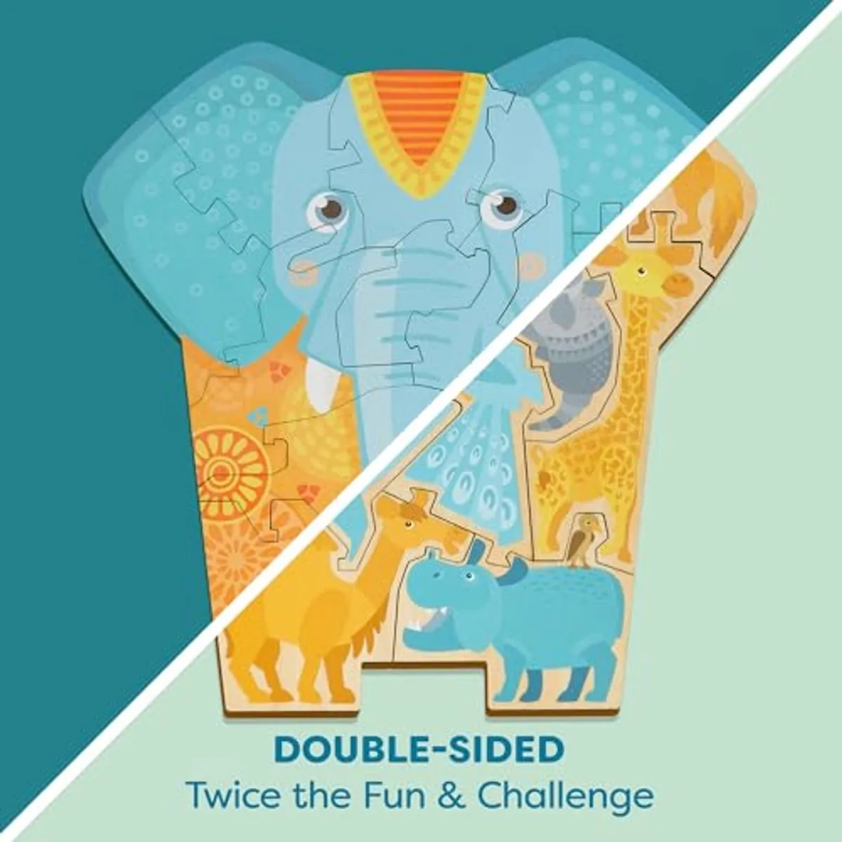Haba Olifant Puzzel 2112-delig - 3+