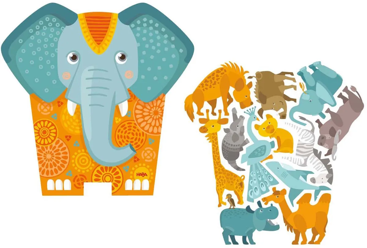 Haba Olifant Puzzel 2112-delig - 3+