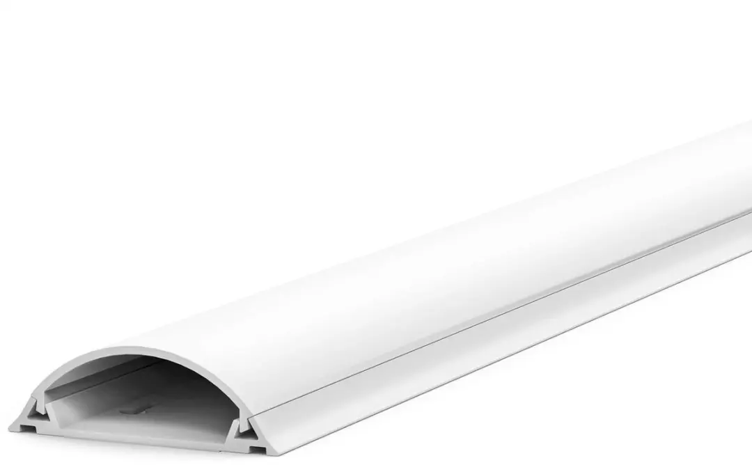 Hama PVC Kabelgoot Halfrond 100cm Wit - afbeelding 6 van 6