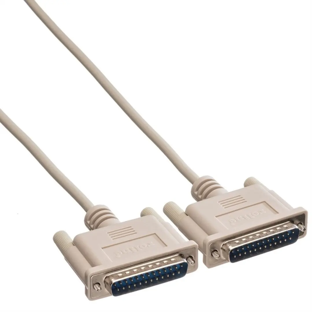 InLine RS232 Kabel 25-pins SUB-D - 9m - Beige