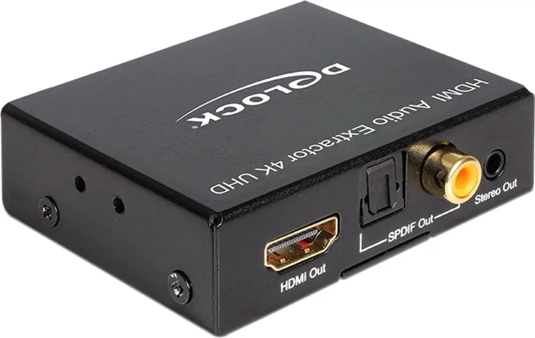 Delock HDMI naar Stereo/5.1 Audio Extractor 62692 - Zwart