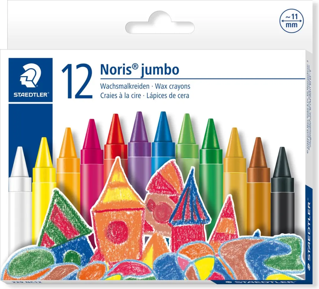 STAEDTLER Noris Jumbo Wachsmalkreide 12mm