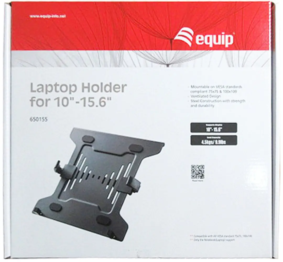 Equip 650155 Notebookstandaard - 15.6" - Zwart