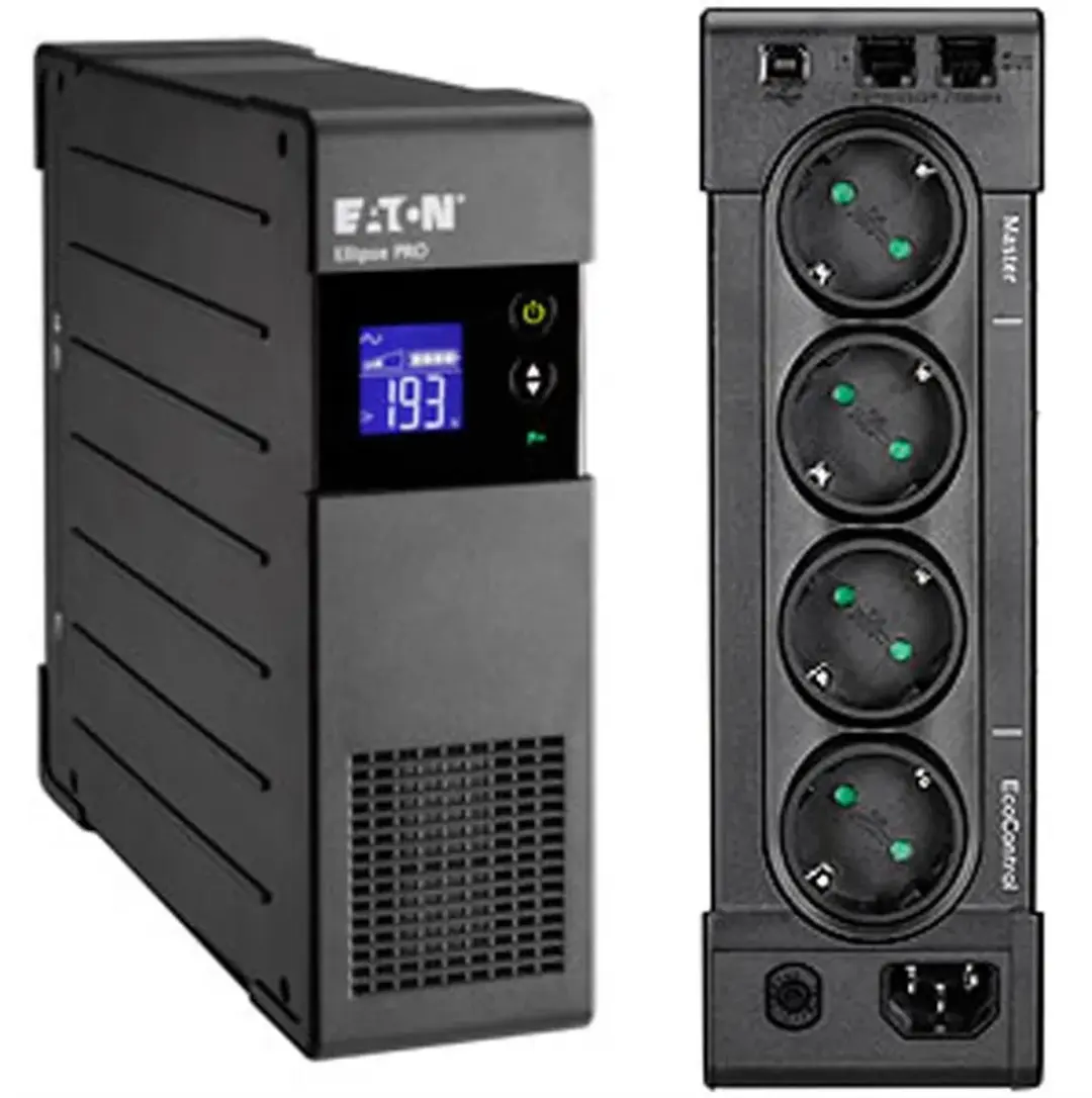 Eaton Ellipse PRO 850 DIN UPS 850VA - 4 Stopcontacten - Zwart