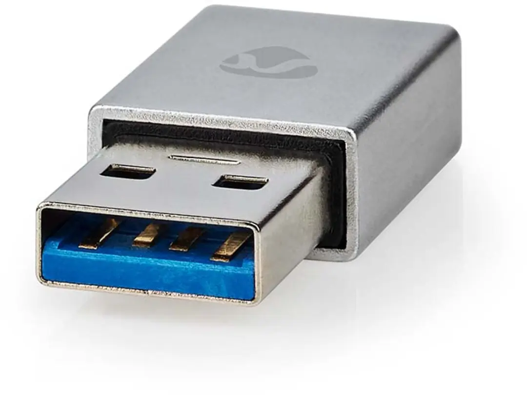 Nedis USB-C naar USB-A Adapter 5Gbps - Zilver