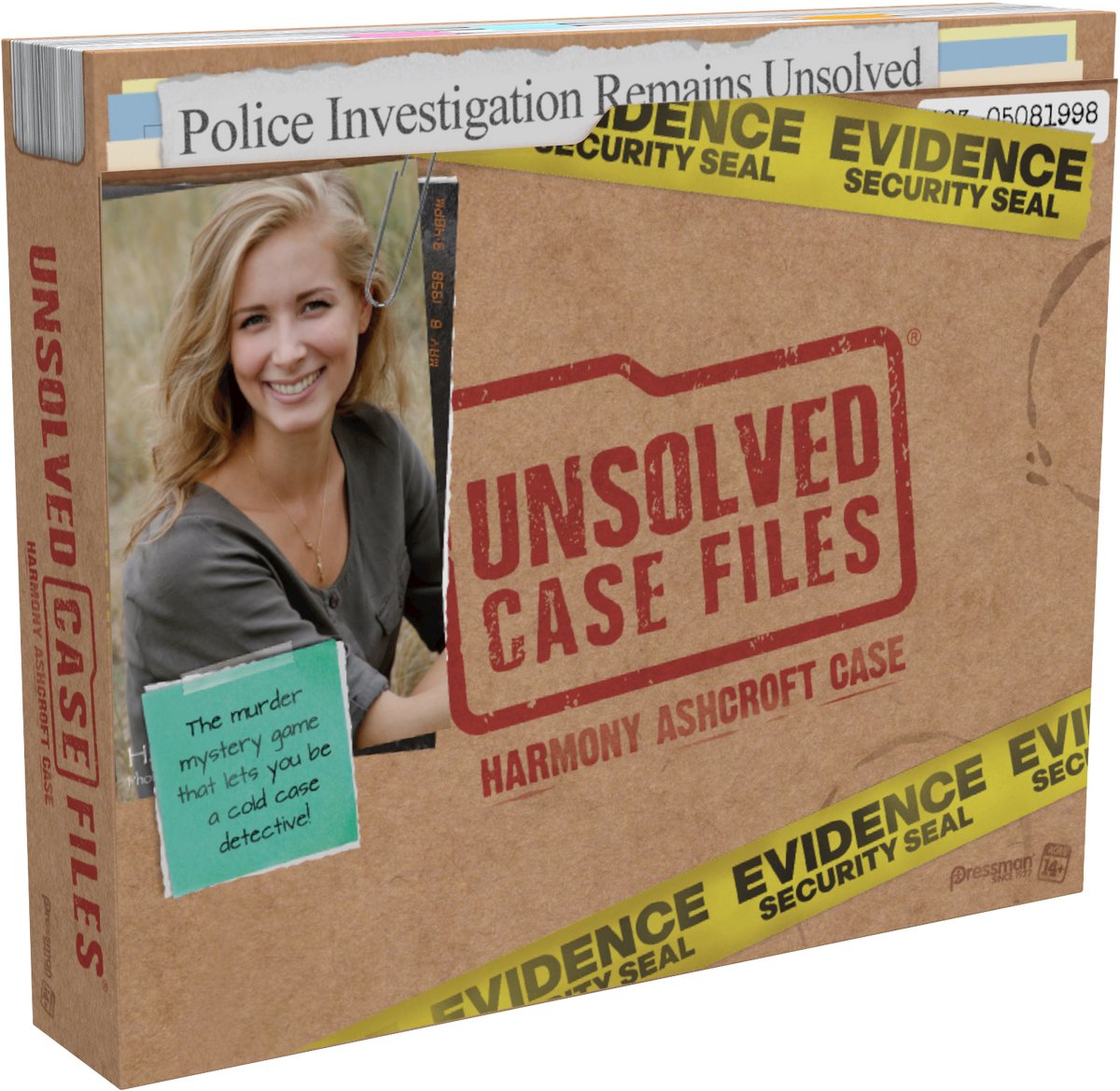 Goliath Unsolved Case Files - Harmony Ashcroft - Escape Game - Familiespel - Denkspel - Kun jij het mysterie oplossen? (Nederlandstalig)