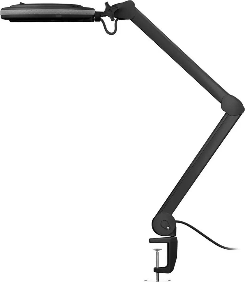 Goobay 64988 LED Loeplamp 730lm - 9W - Bureauklem - Zwart