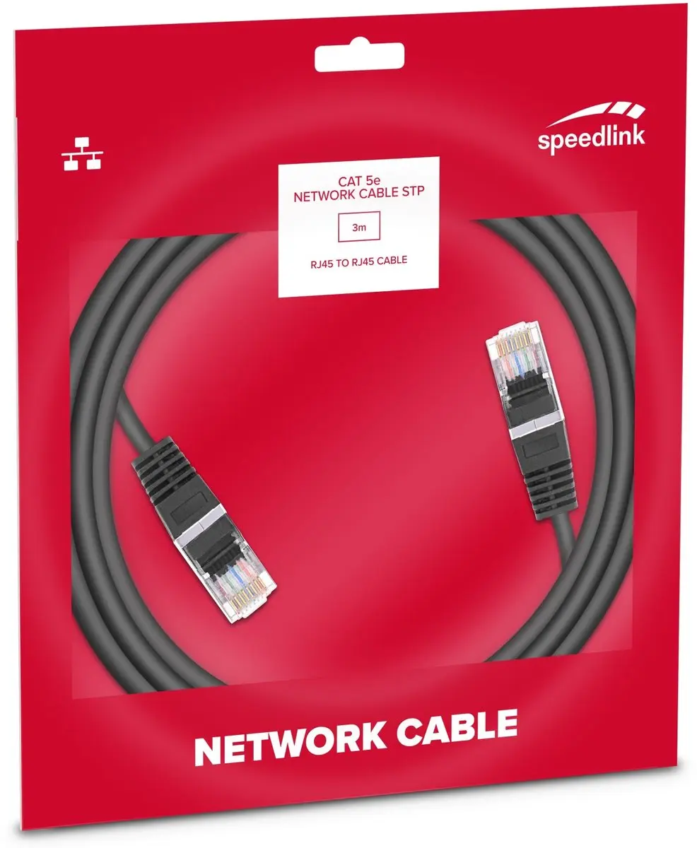 Speedlink CAT 5e STP Netwerkkabel 3m