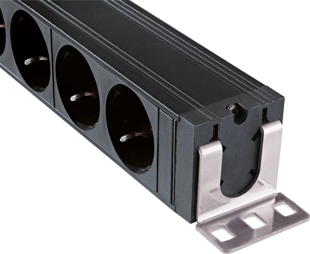König & Meyer 28673 Tafelcontactdoos 19" - Zwart