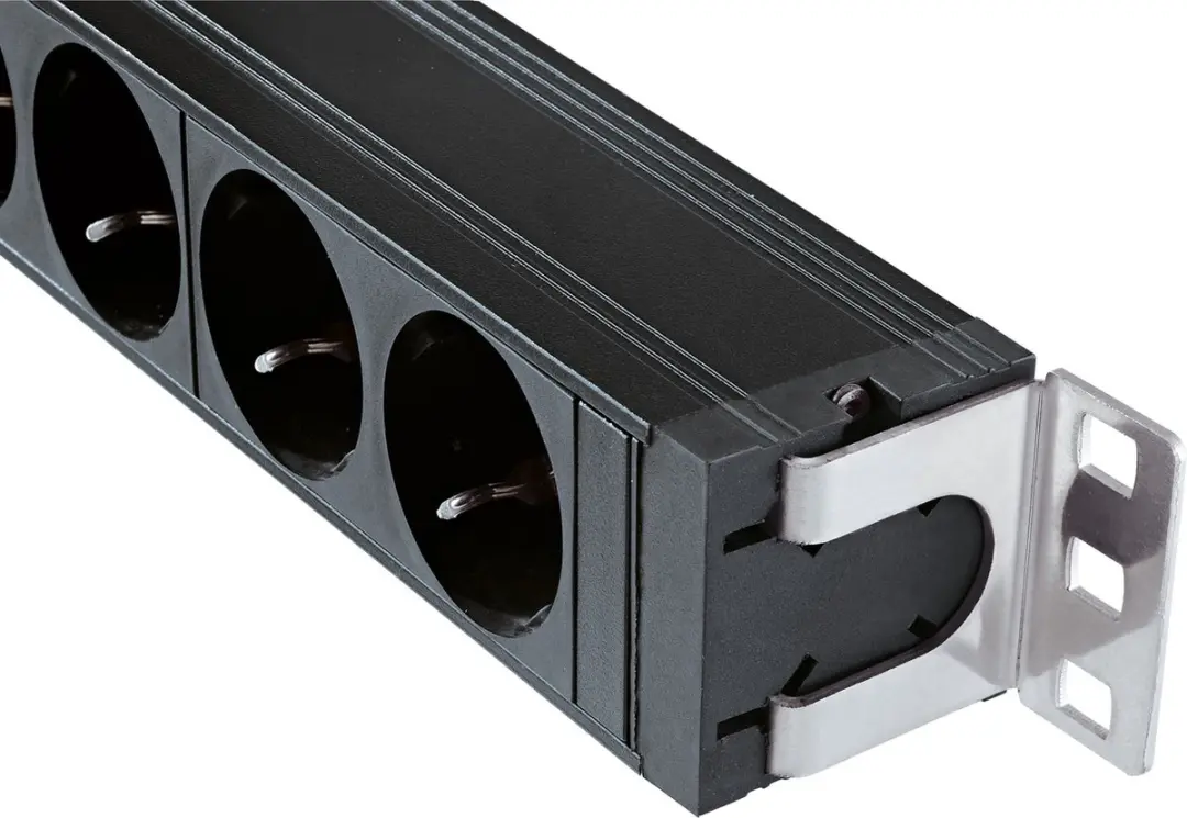 König & Meyer 28673 Tafelcontactdoos 19" - Zwart