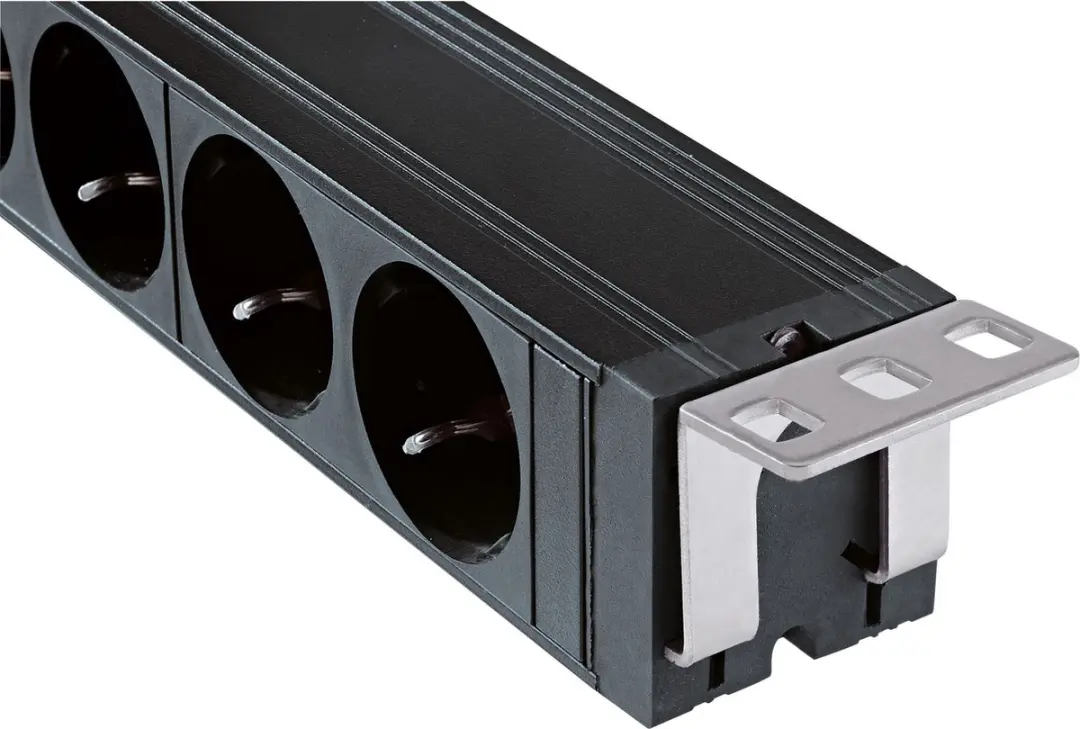 König & Meyer 28673 Tafelcontactdoos 19" - Zwart