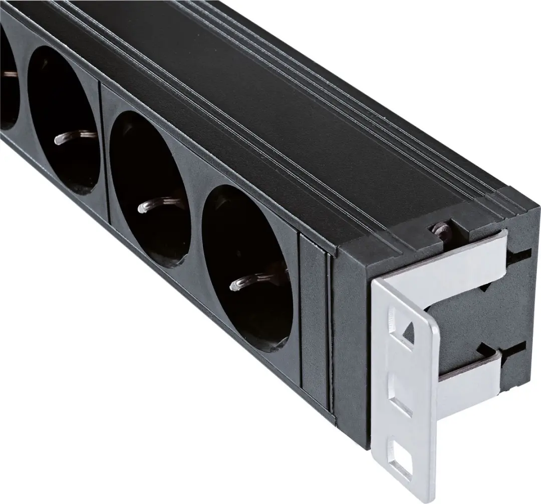 König & Meyer 28673 Tafelcontactdoos 19" - Zwart