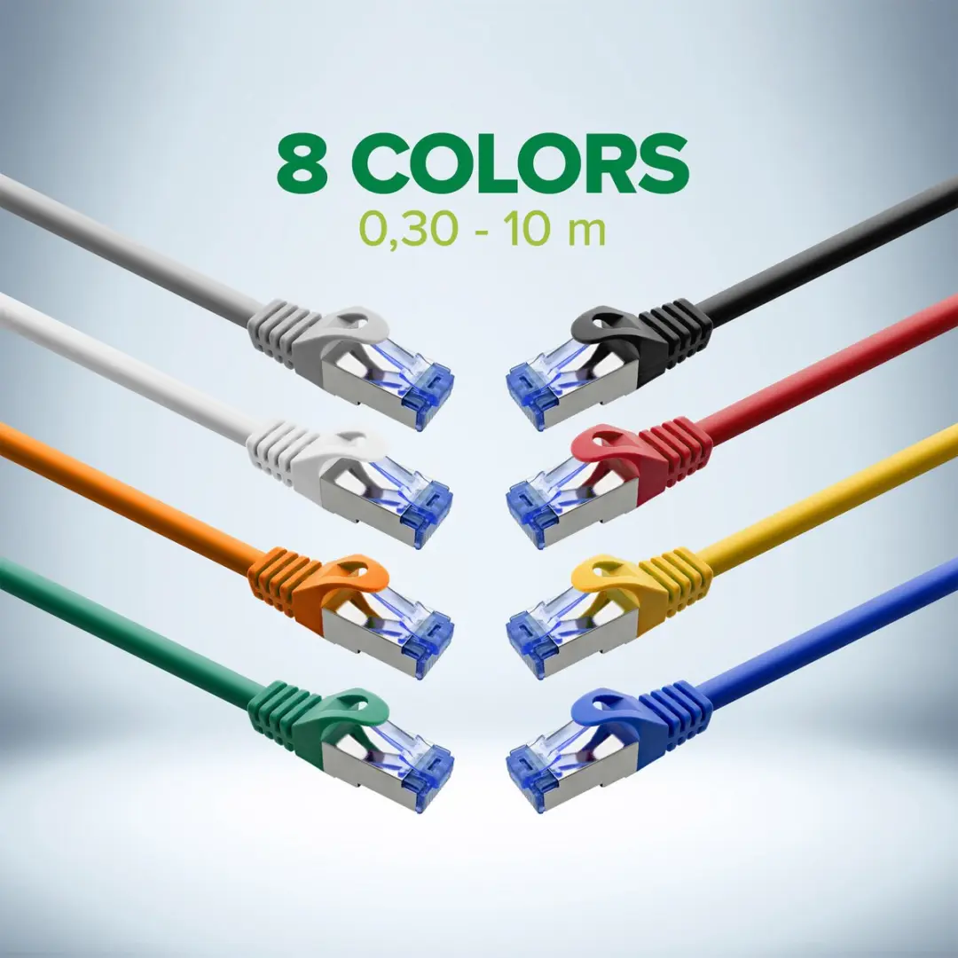InLine Patchkabel Cat.6A S/FTP TPE LSZH CCA Oranje 1m