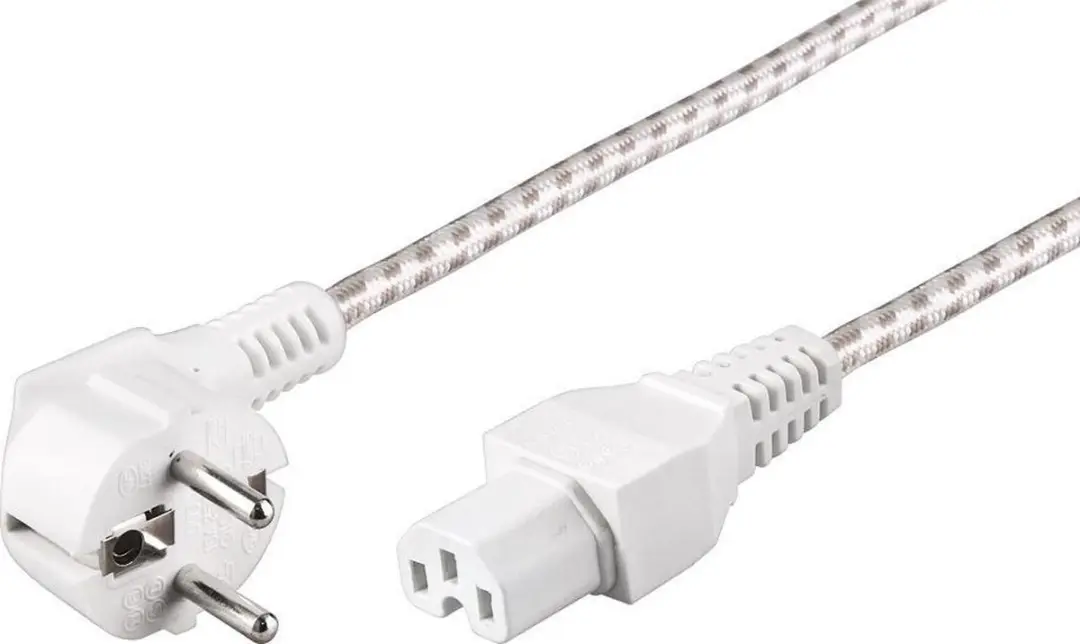 Goobay C15 CEE 7/7 Stroomkabel 3x0,75mm² - 2m - 10 Stuks