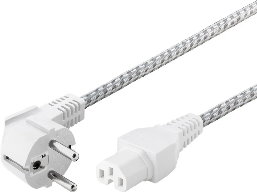 Goobay C15 CEE 7/7 Stroomkabel 3x0,75mm² - 2m - 10 Stuks