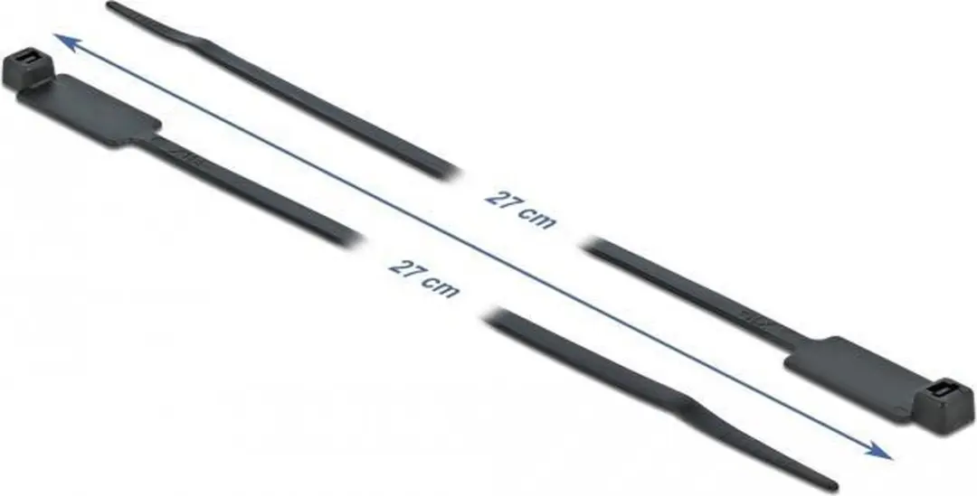 Delock Kabelbinders met Label 270x4.8mm - 10 Stuks