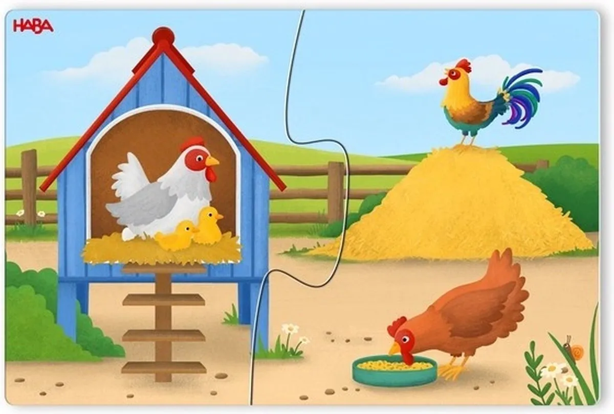 Haba Op de Boerderij Puzzel 1000 Stuks